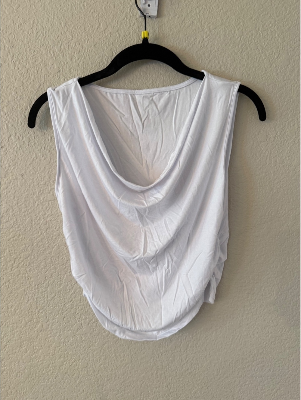 Halara Medium White Ruched Top
